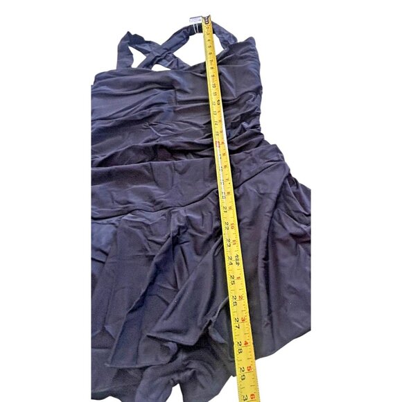 Summer Mae Women's Black Tummy Control One Piece  Lined Swim Dress Size XXL - Picture 12 of 12